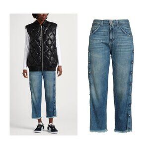 NWT Roy Rogers Resealable Studded Straight Leg Jeans